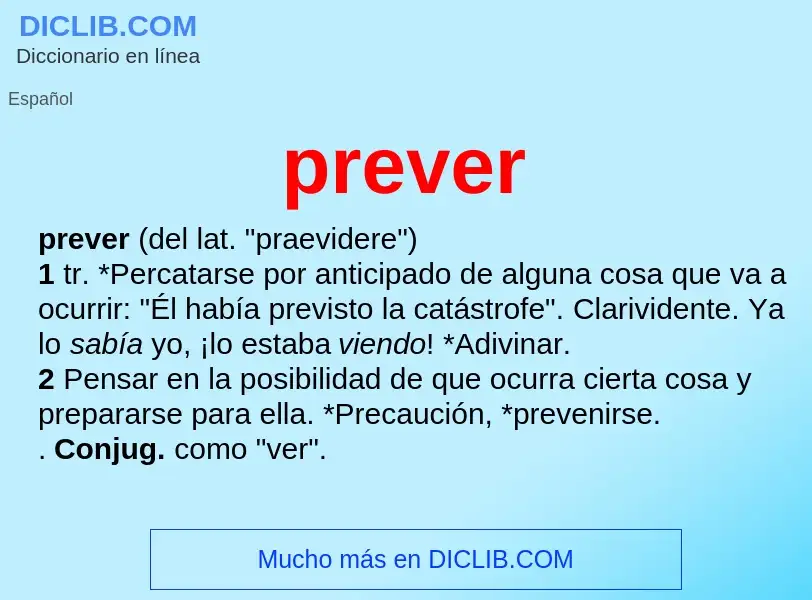 Wat is prever - definition