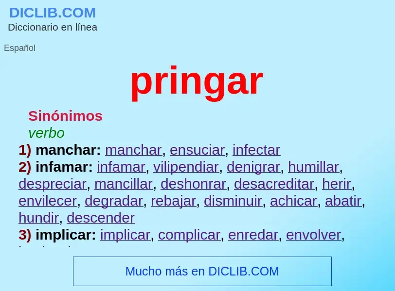 Wat is pringar - definition