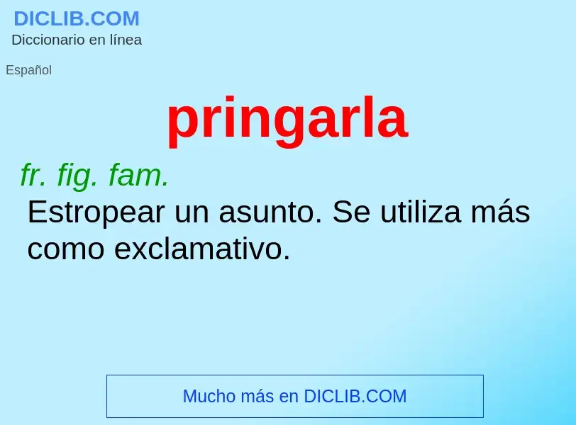 Wat is pringarla - definition