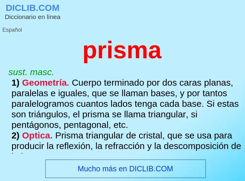 Wat is prisma - definition