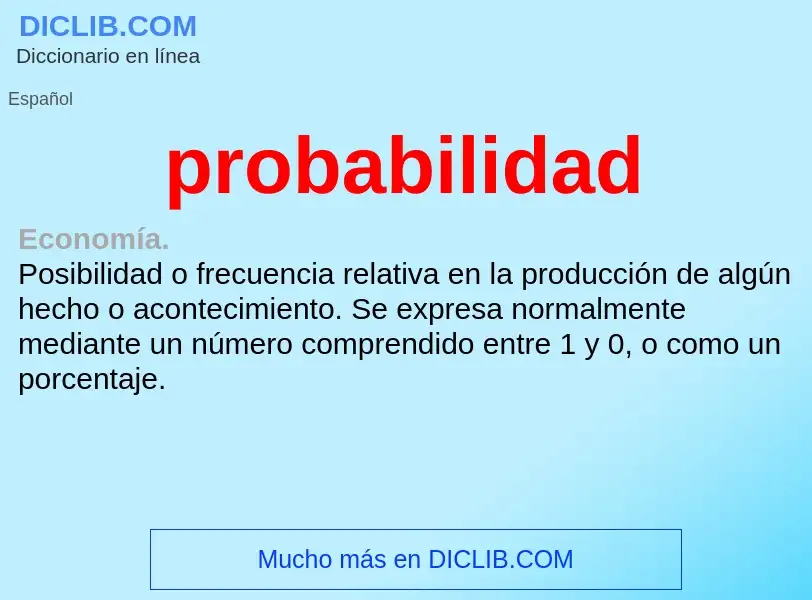 Wat is probabilidad - definition