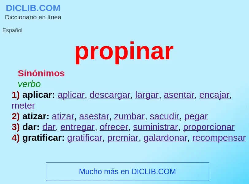 Wat is propinar - definition