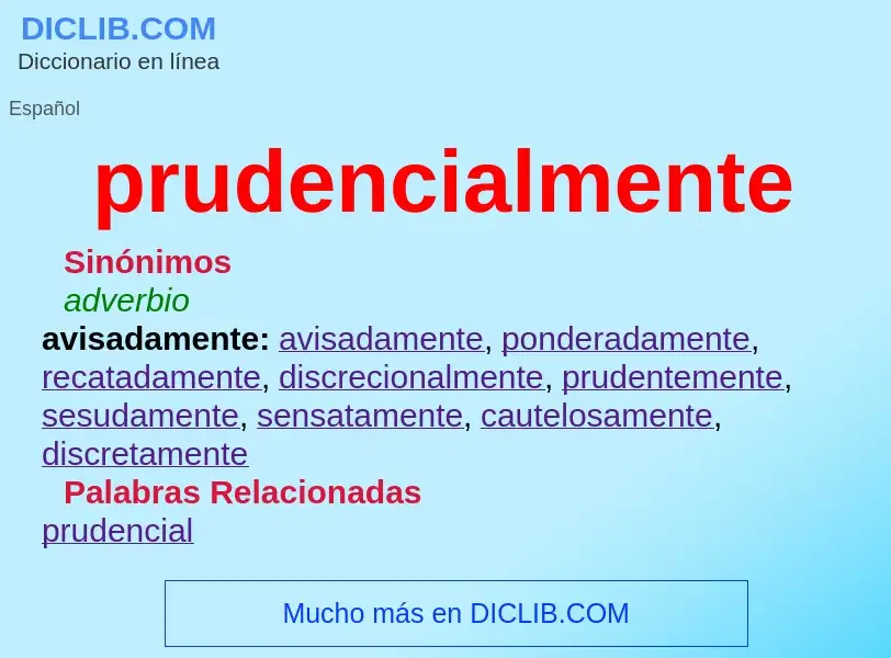 Wat is prudencialmente - definition