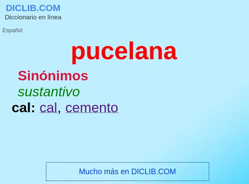 ¿Qué es pucelana? - significado y definición