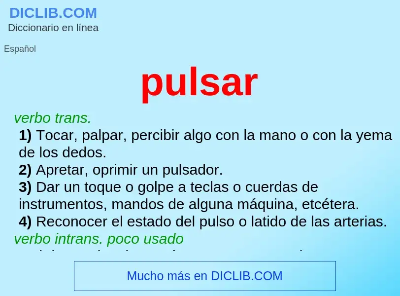 What is pulsar - meaning and definition