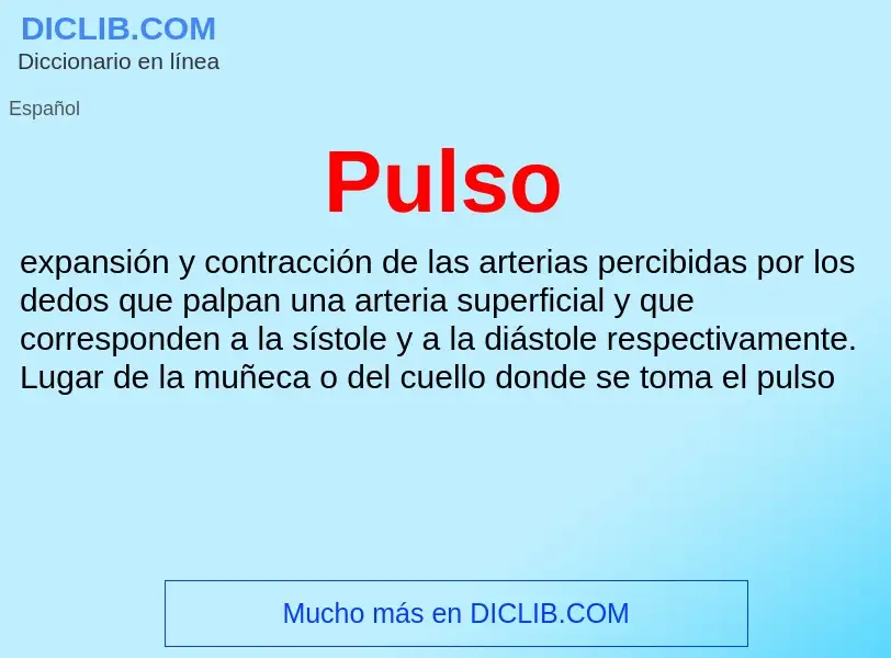 What is Pulso - meaning and definition