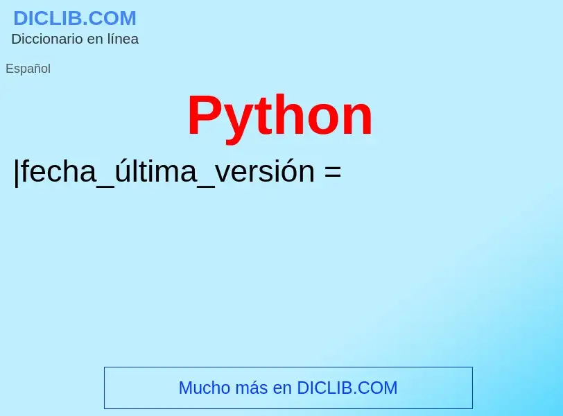 Что такое Python - определение