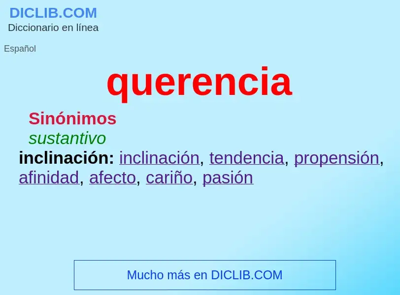 What is querencia - definition