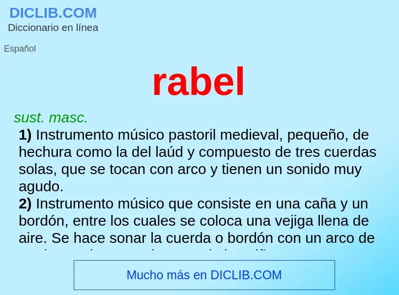 What is rabel - definition