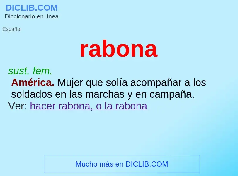 What is rabona - meaning and definition