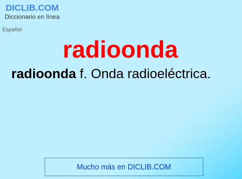 Что такое radioonda - определение