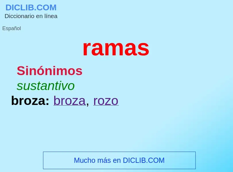 Wat is ramas - definition