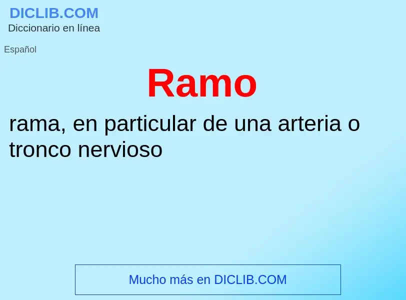 O que é Ramo - definição, significado, conceito