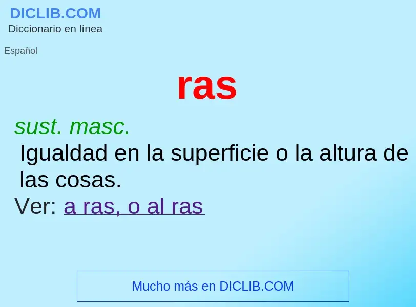 What is ras - definition