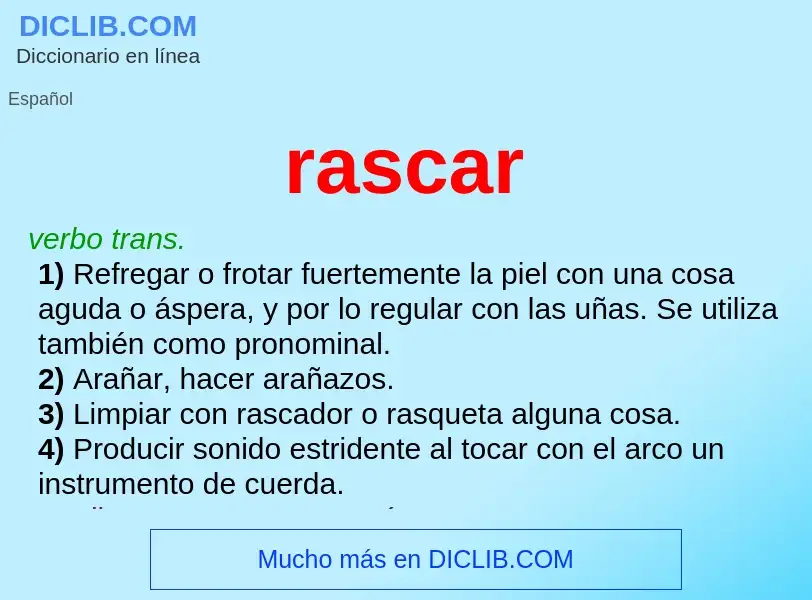 Wat is rascar - definition