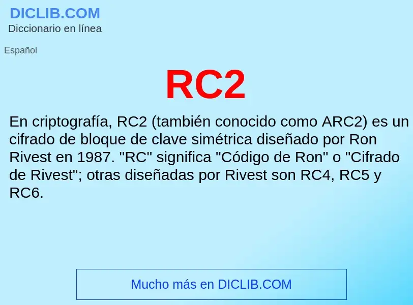 Wat is RC2 - definition