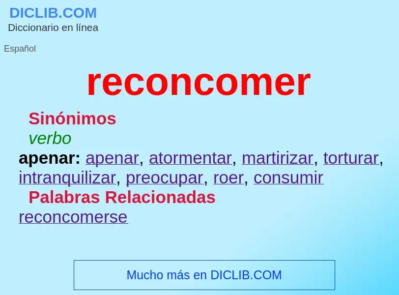 Was ist reconcomer - Definition