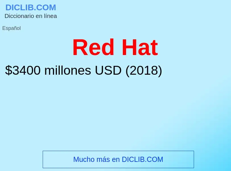 Что такое Red Hat - определение