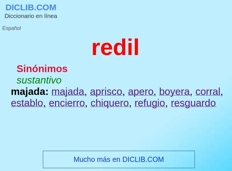 What is redil - definition