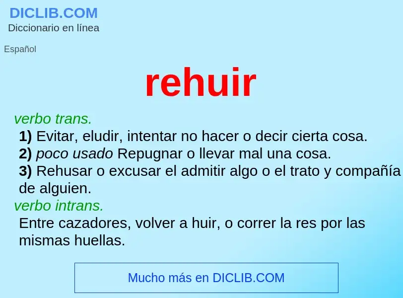 What is rehuir - definition