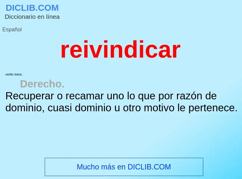 O que é reivindicar - definição, significado, conceito