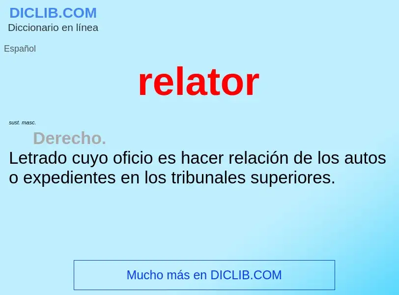 What is relator - definition