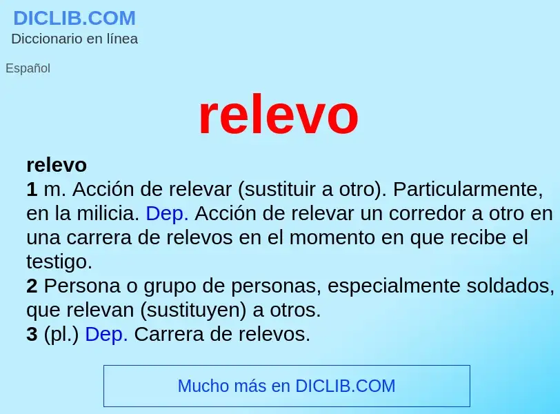 Wat is relevo - definition