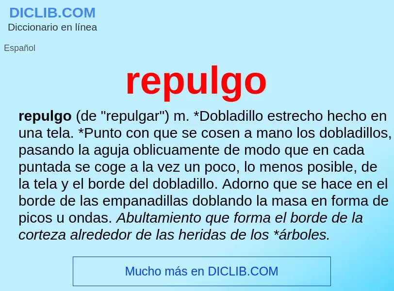 What is repulgo - definition