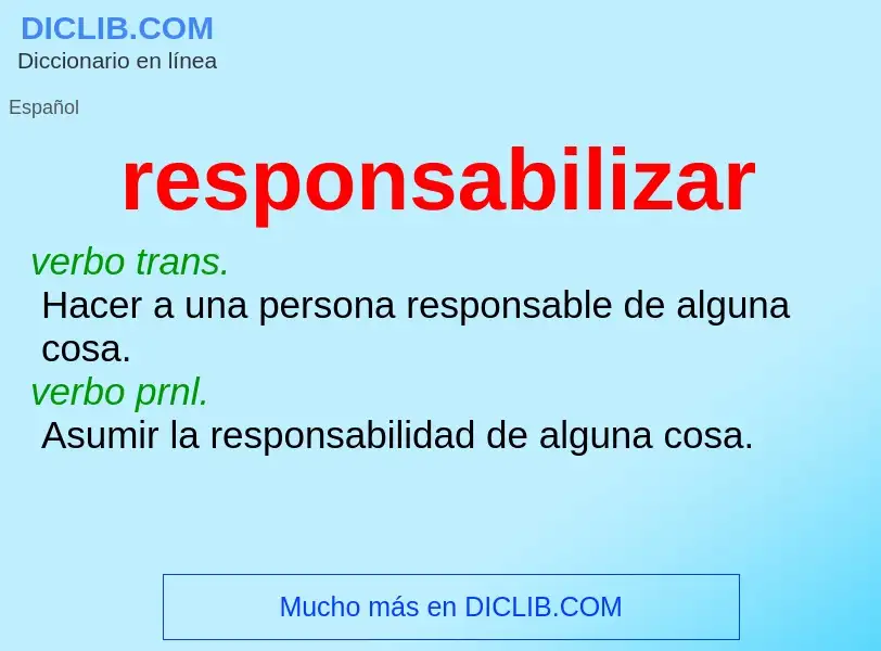 O que é responsabilizar - definição, significado, conceito