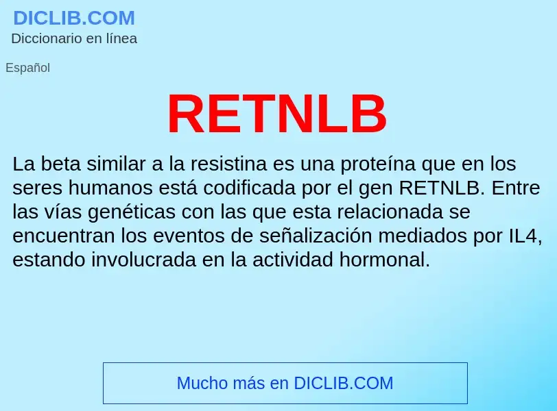 Wat is RETNLB - definition