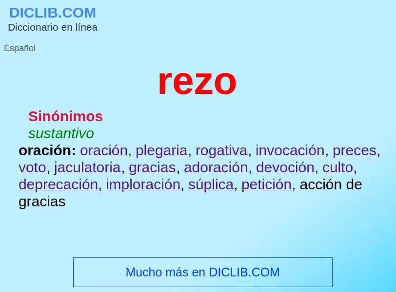 What is rezo - meaning and definition