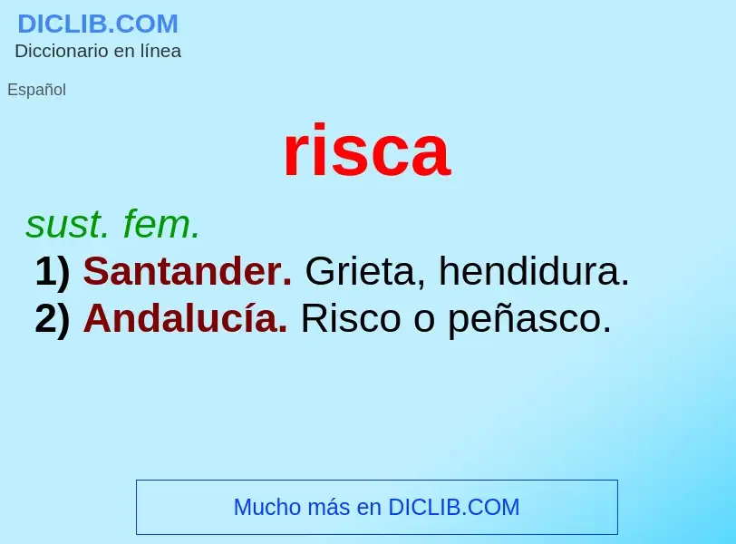 Wat is risca - definition