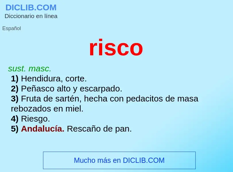 Wat is risco - definition