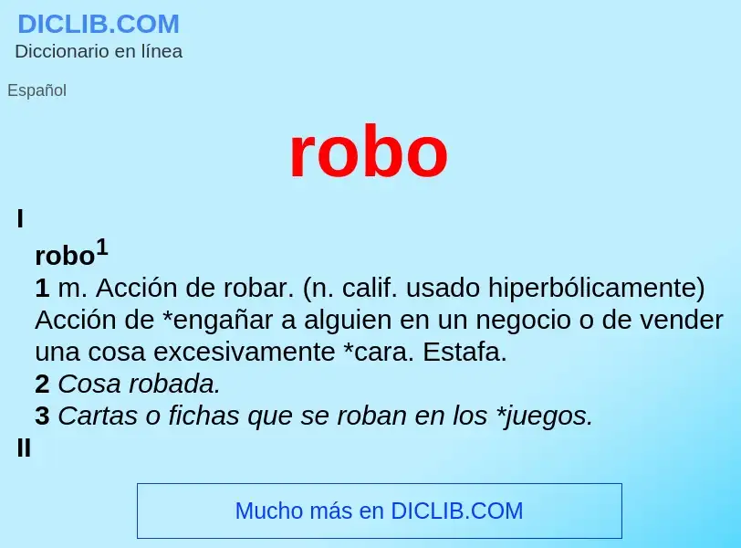 What is robo - definition