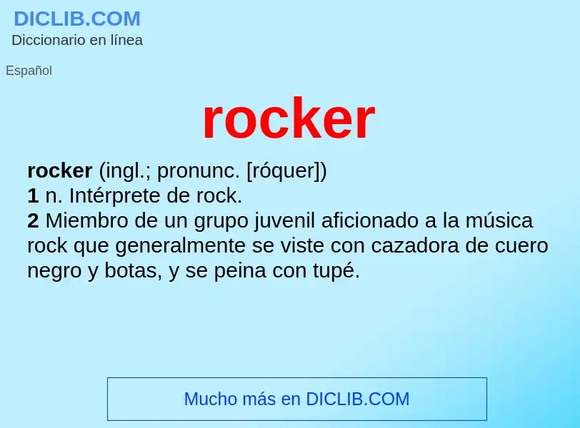 Что такое rocker - определение