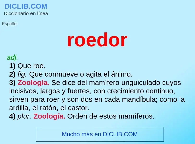 O que é roedor - definição, significado, conceito