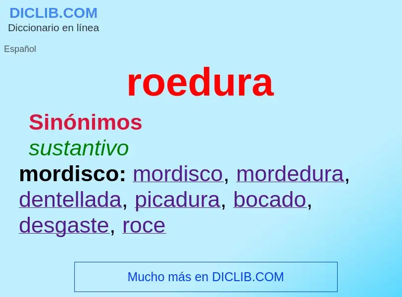 What is roedura - definition