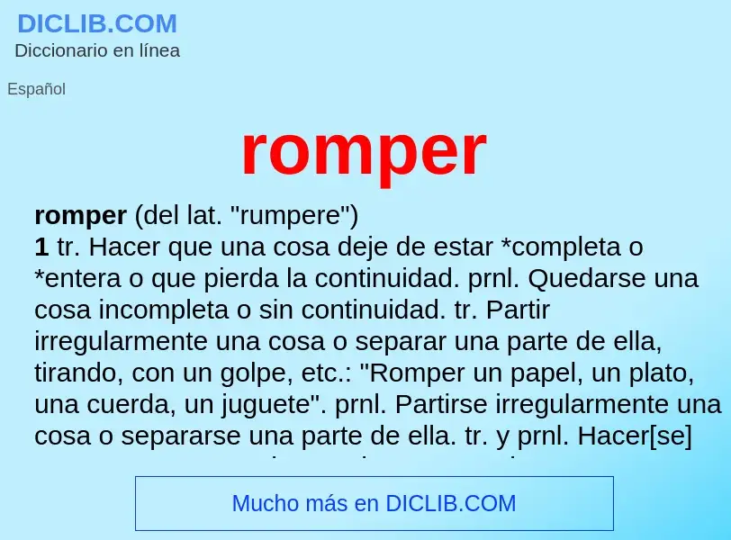 What is romper - definition