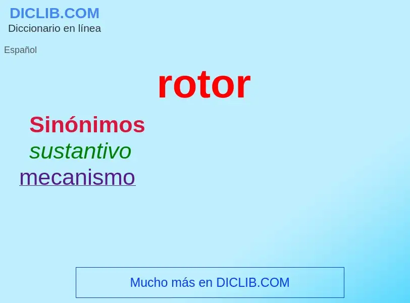 Wat is rotor - definition