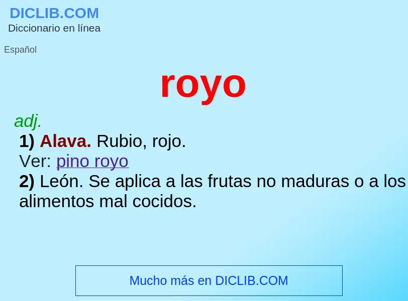 Wat is royo - definition