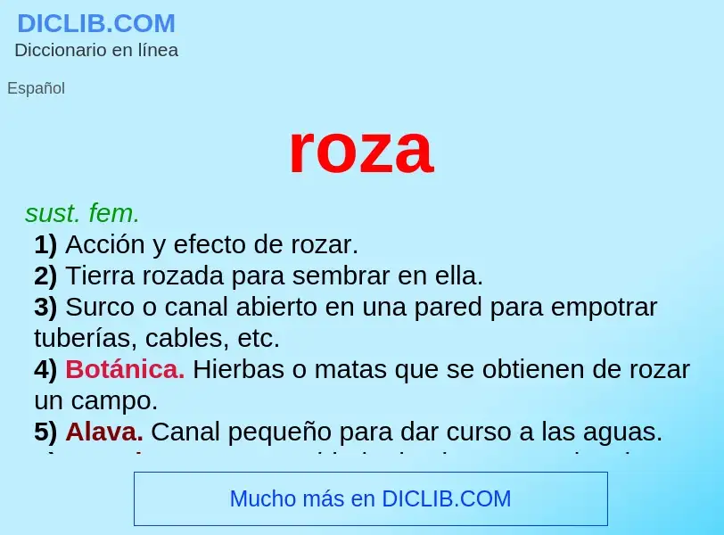 What is roza - definition