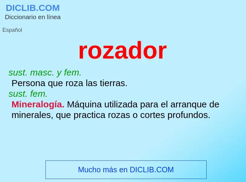 Wat is rozador - definition