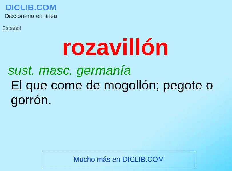 Wat is rozavillón - definition