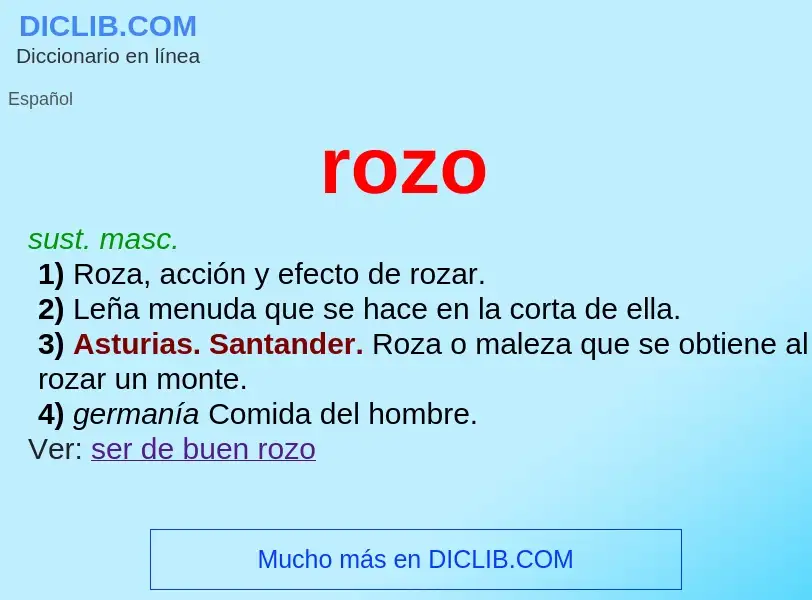 What is rozo - meaning and definition