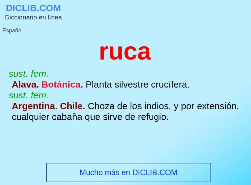 Wat is ruca - definition