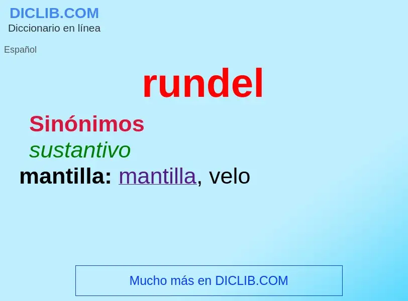 Wat is rundel - definition