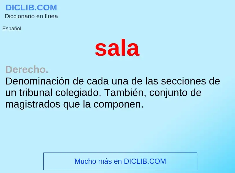 Wat is sala - definition