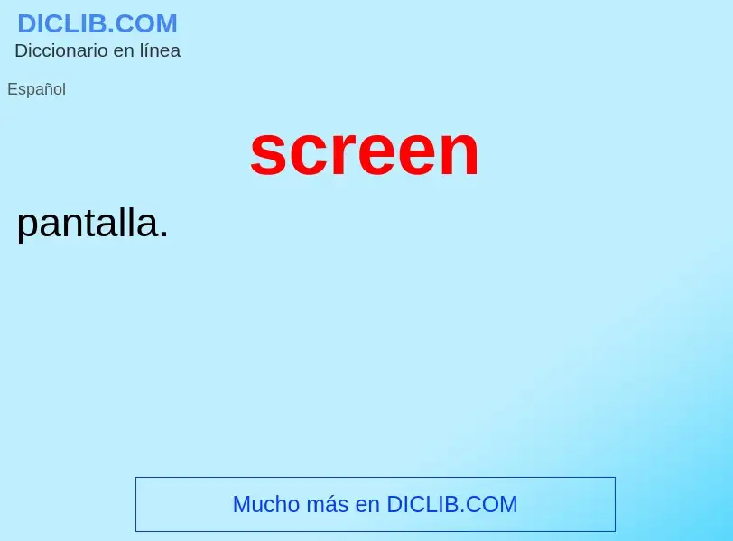 Che cos'è screen - definizione