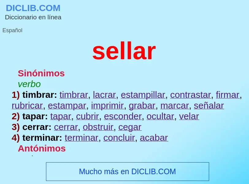 Wat is sellar - definition