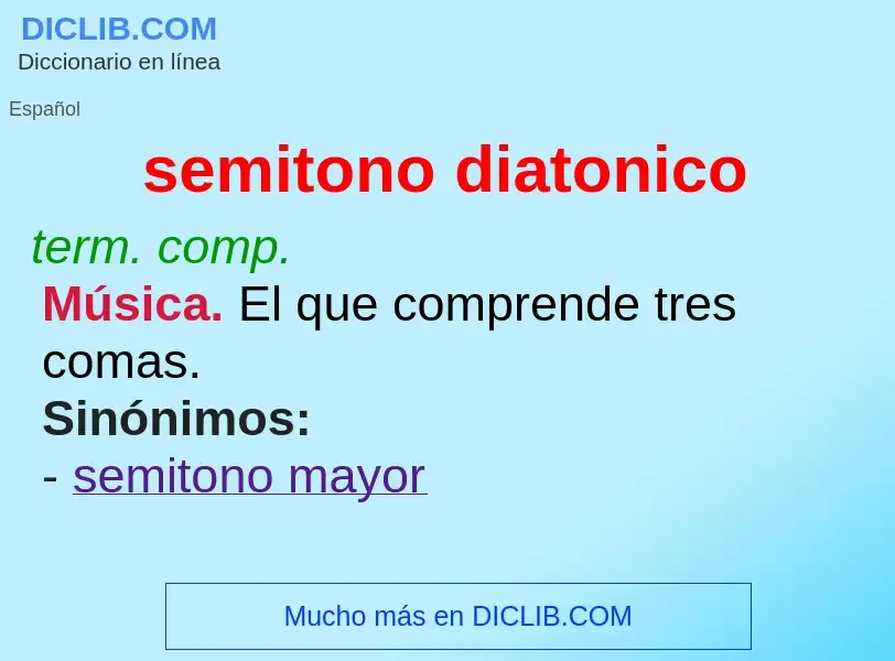 O que é semitono diatonico - definição, significado, conceito